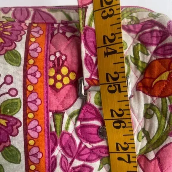 Vera Bradley Pink Paisley Bowler Bag - Picture 10 of 10